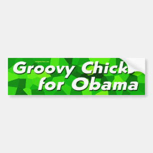 Autocollant De Voiture Poussins super pour Barack Obama