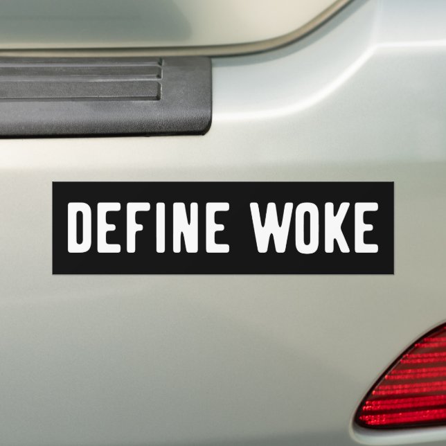 Autocollant De Voiture Pouvez-Vous Définir Woke (En voiture)