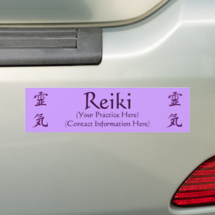 Autocollant De Voiture Pratique Reiki Publicité