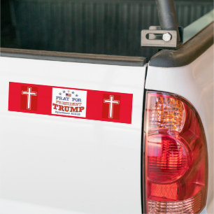 Autocollant De Voiture PRAY FOR TRUMP Bumper Sticker