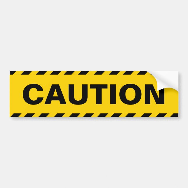 Autocollant De Voiture Précaution (Devant)