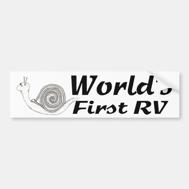 Autocollant De Voiture Premier adhésif pour pare-chocs du rv du monde (Devant)