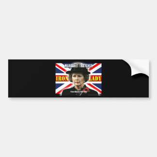 Autocollant De Voiture Premier ministre de Margaret Thatcher