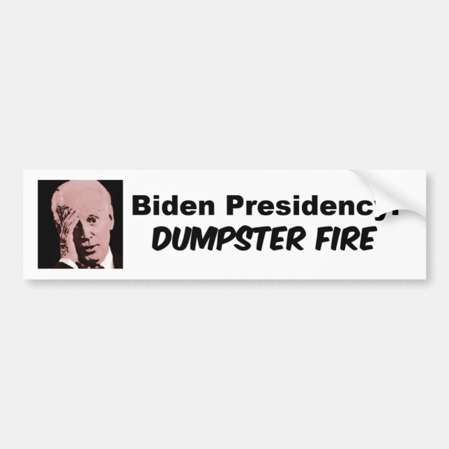 Autocollant De Voiture Présidence de Biden : Sticker pour pare-feu à benn (Devant)
