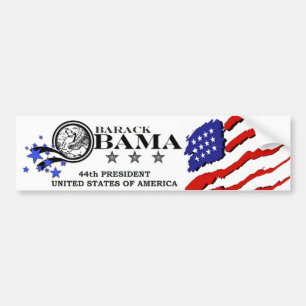 Autocollant De Voiture Président de Barack Obama quarante-quatrième