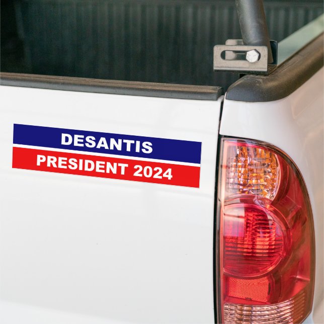 Autocollant De Voiture Président Desantis 2024 (Sur camion)
