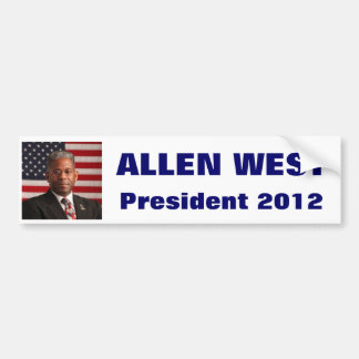 Autocollant De Voiture Président OCCIDENTAL 2012 d'ALLEN