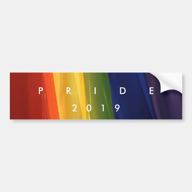 Autocollant De Voiture PRIDE arc-en-ciel (Devant)