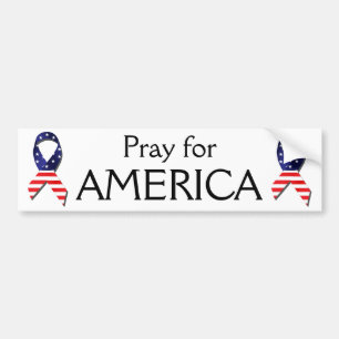 Autocollant De Voiture Priez pour l'Autocollant pare-chocs America
