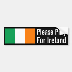 Autocollant De Voiture Priez pour l'Irlande