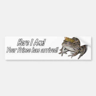 Autocollant De Voiture Prince de grenouille