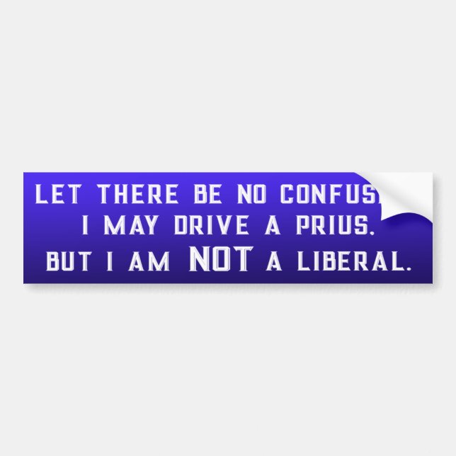 Autocollant De Voiture Prius drôle - Sticker pare-chocs (Devant)