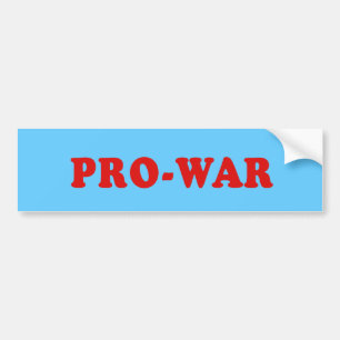 Autocollant De Voiture Pro guerre