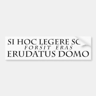 Autocollant De Voiture Probablement Homeschooled