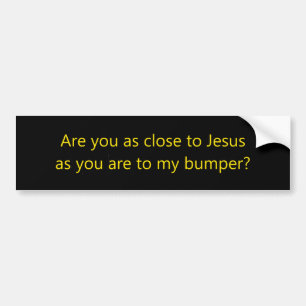 Autocollant De Voiture Proche De Jesus Bumper