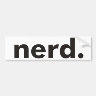 Autocollant De Voiture Produits nerd et conceptions !