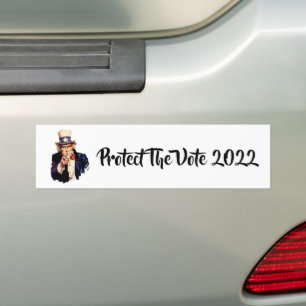 Autocollant De Voiture Protéger L'Autocollant Bumper Vote 2022
