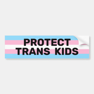 Autocollant De Voiture Protéger les enfants trans | Indicateur de trans