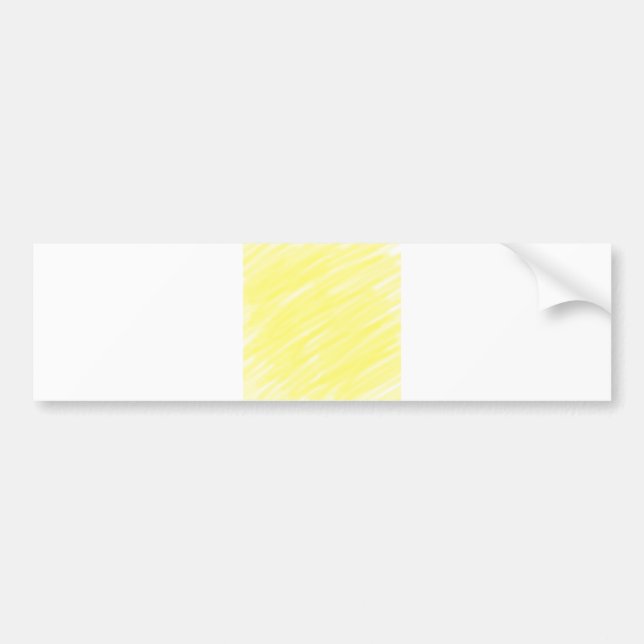Autocollant De Voiture publicité jaune pastel personnalisée couleur unie  (Devant)