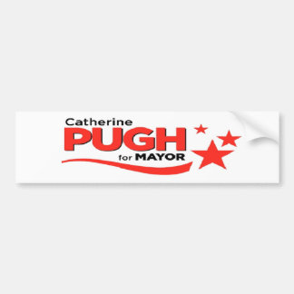 Autocollant De Voiture Pugh pour le maire adhésif pour pare-chocs