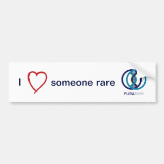 Autocollant De Voiture PURA I Love Quelqu'un Rare bumper sticker