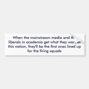 Autocollant De Voiture Quand les médias de courant principal et les