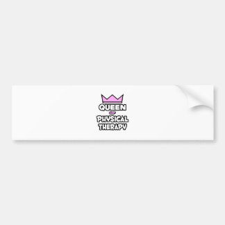 Autocollant De Voiture Queen of Physical Therapy