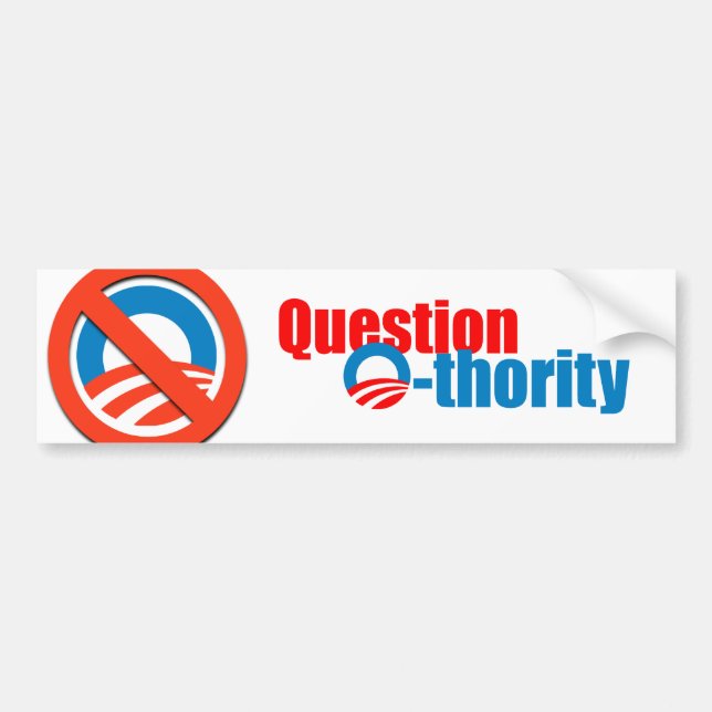 Autocollant De Voiture Question Othority (Devant)