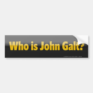 Autocollant De Voiture Qui est John Galt ? Adhésif pour pare-chocs