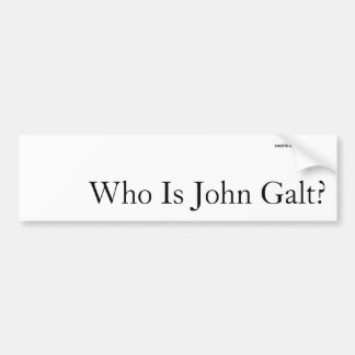 Autocollant De Voiture Qui Est John Galt ? Auto-collants pour voiture
