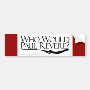 Autocollant De Voiture Qui Paul Revere ?