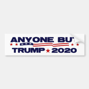 Autocollant De Voiture Quiconque sauf Trump 2020