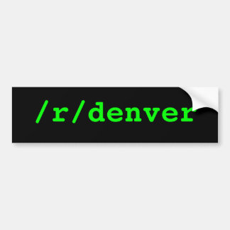 Autocollant De Voiture /r/denver