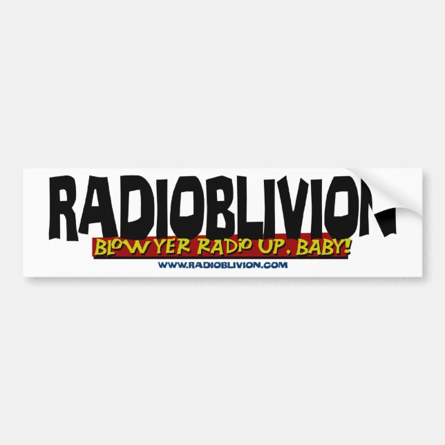 Autocollant De Voiture RadiOblivion - explosion (Devant)