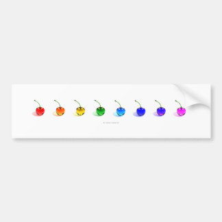 Autocollant De Voiture Rainbow Cherries Collection