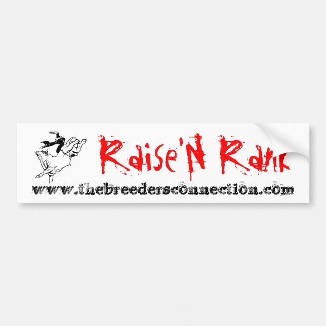 Autocollant De Voiture Rang de Raise'N (Devant)