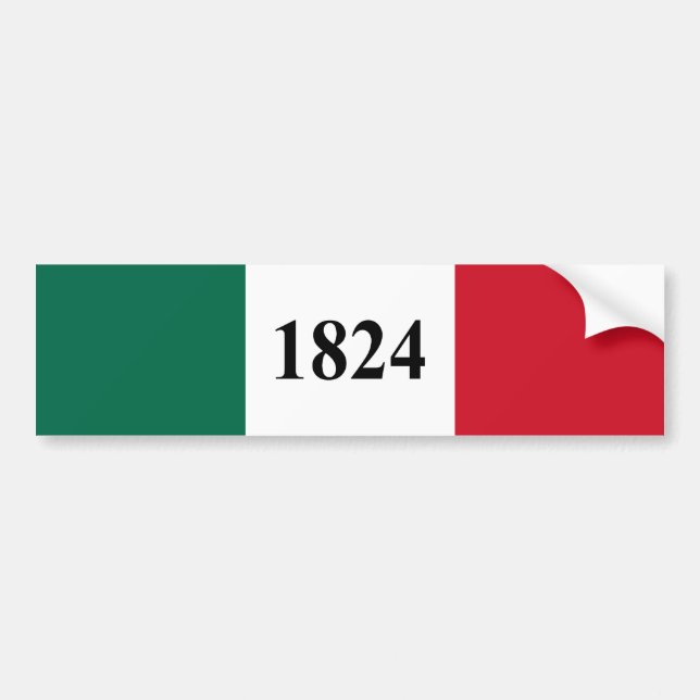 Autocollant De Voiture Rappelez-vous le drapeau d'état d'Alamo le Texas (Devant)