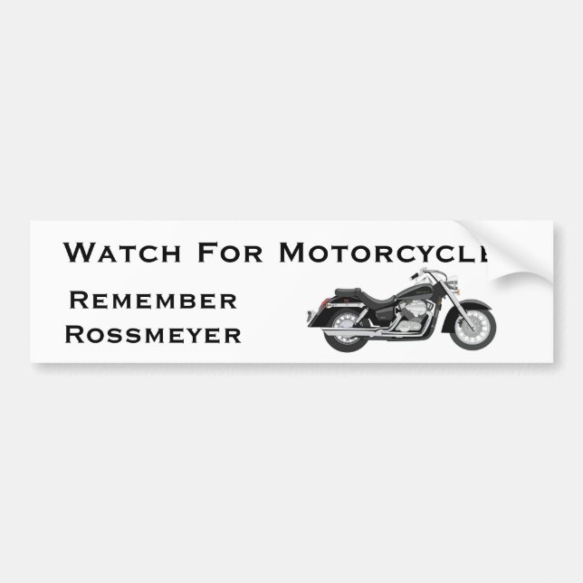 Autocollant De Voiture Rappelez-vous Rossmeyer (Devant)