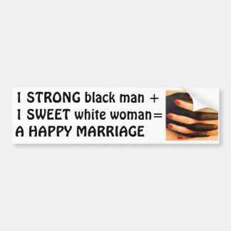 Autocollant De Voiture Rapport interracial