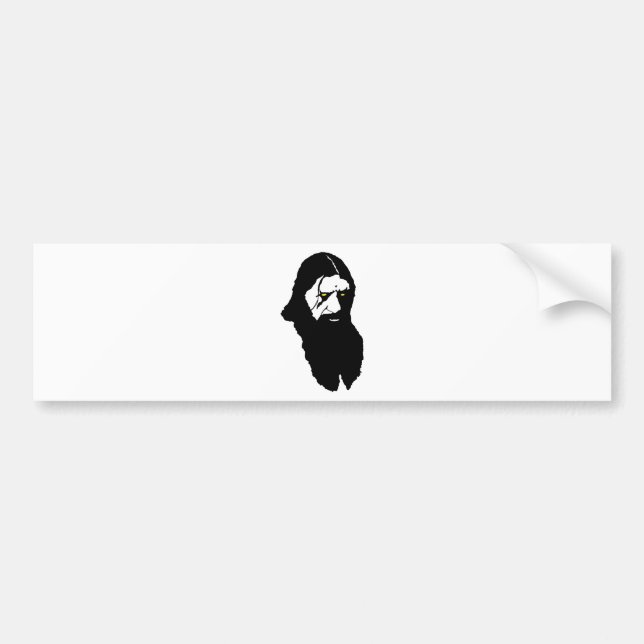 Autocollant De Voiture Rasputin--Noir (Devant)