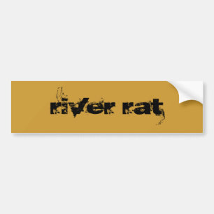 Autocollant De Voiture Rat de rivière