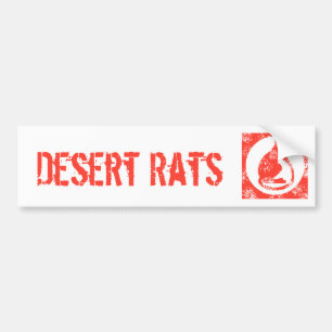 Autocollant De Voiture Rats du désert