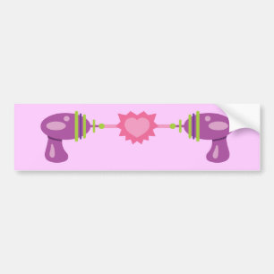 Autocollant De Voiture Raygun Love