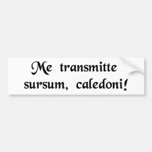 Autocollant De Voiture Rayonnez-moi, Scotty !