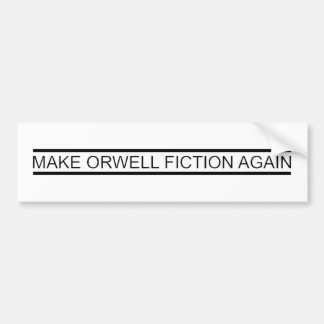 AUTOCOLLANT DE VOITURE RÉALISER LA FICTION D'ORWELL