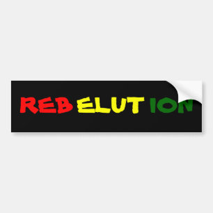 AUTOCOLLANT DE VOITURE REBELUTION