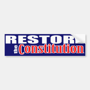 Autocollant De Voiture Reconstituez la constitution