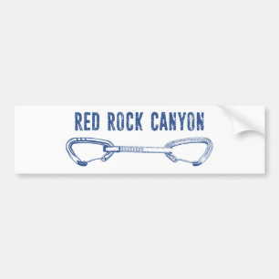 Autocollant De Voiture Red Rock Canyon Climbing Quickdraw