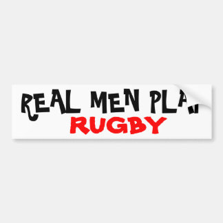 AUTOCOLLANT DE VOITURE RÉEL MEN PLAY, RUGBY