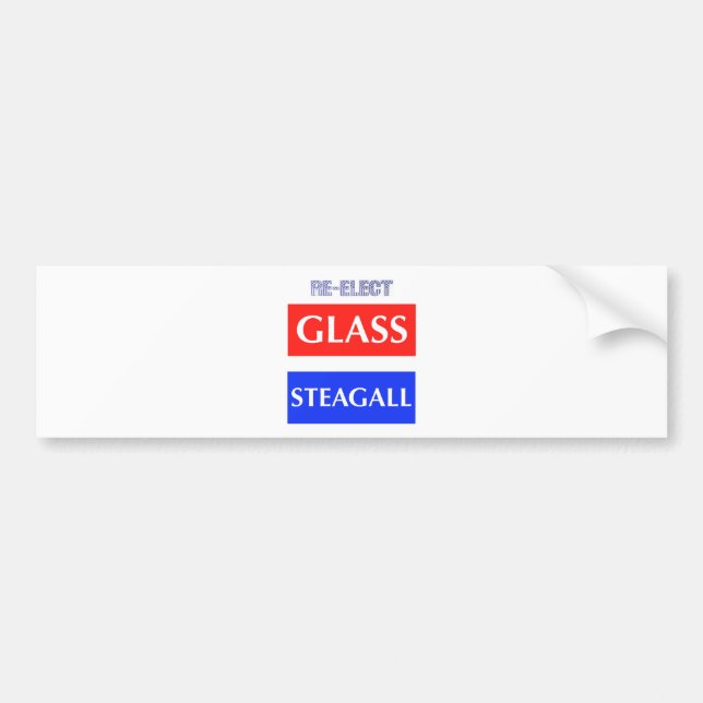 Autocollant De Voiture RÉÉLISEZ Steagall en verre (Devant)